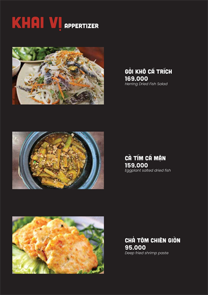 Menu Nhà hàng hải sản cơm niêu Vuông Tròn8